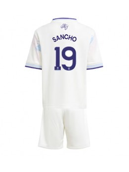 Aston Villa Jadon Sancho #19 Replika Tredje Kläder Barn 2025-26 Kortärmad (+ byxor)
